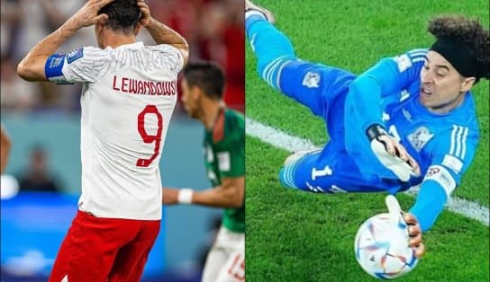 Imagem de Lewandowski perde pênalti e Polônia e México ficam no 0x0; Dinamarca e Tunísia também empatam