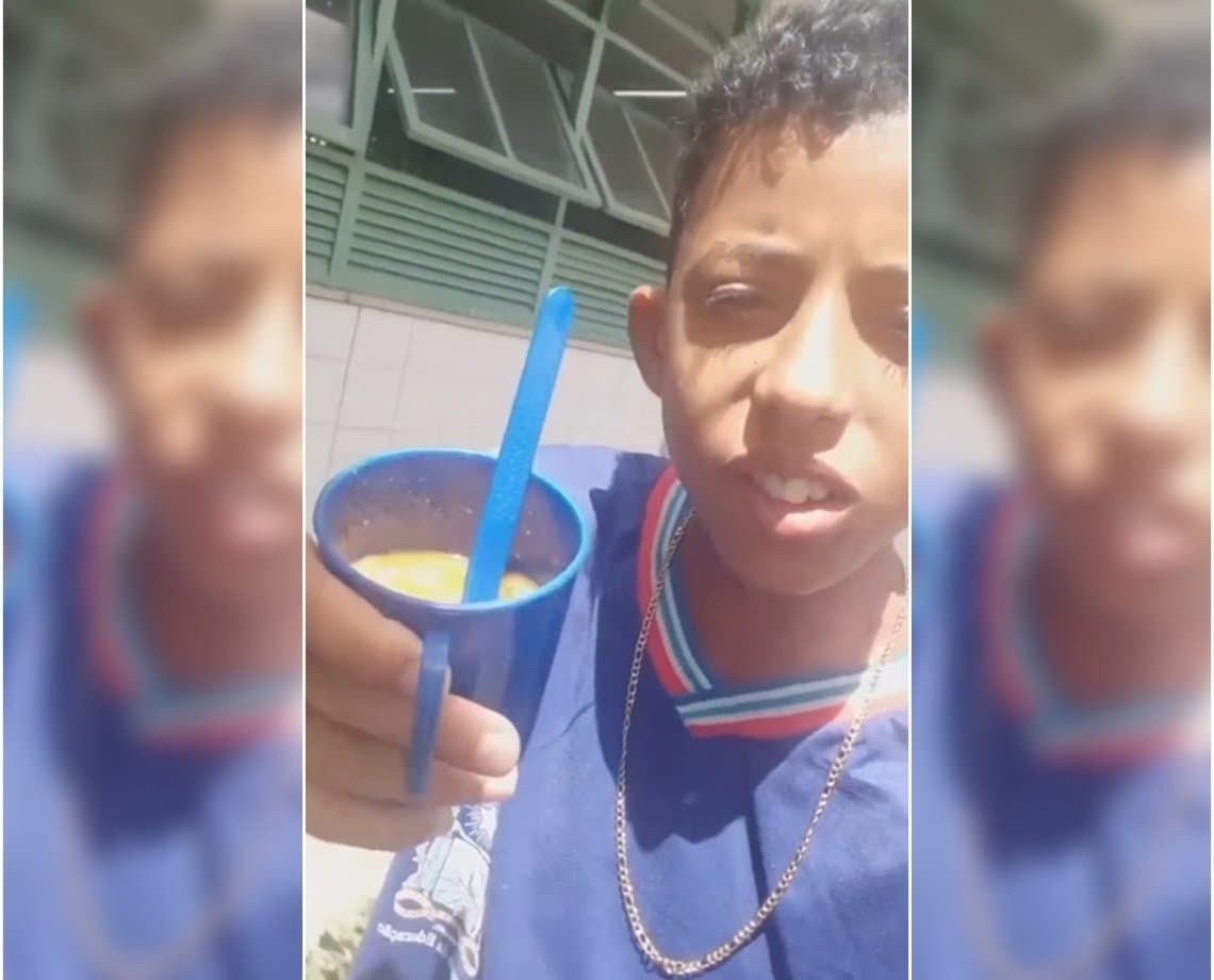 Cara de Cachorro: menino que viralizou ao reclamar de sopa em escola vira celebridade em Feira de Santana; 