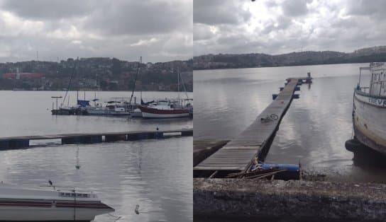 Imagem de Píeres irregulares e barcos abandonados na Ribeira, em Salvador, são alvo de vereador  