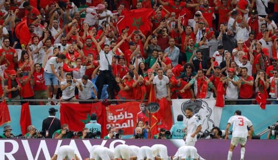 Imagem de Marrocos mostra mais garra e bate Bélgica por 2x0; belgas têm jogo da vida na próxima rodada