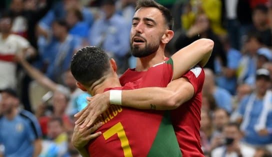 Imagem de Em jogo disputado, Bruno Fernandes marca duas vezes e classifica Portugal