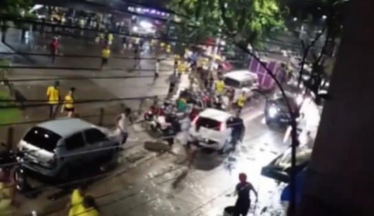 Imagem de Tiroteio assusta multidão e provoca correria no bairro da Ribeira; veja vídeo