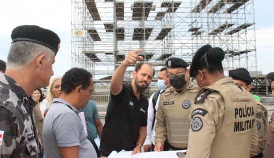 Imagem de Virada Salvador: forças de segurança verificam espaço do evento