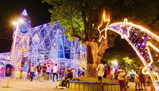 Imagem de Natal Salvador 2022 é aberto no bairro de Paripe