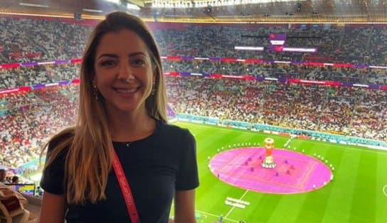 Imagem de Jornalista do SBT, Domitila Becker é hostilizada por torcedores iranianos em estádio