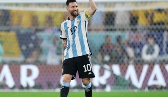 Imagem de Com Messi decidindo, Argentina despacha Austrália e avança no Mundial