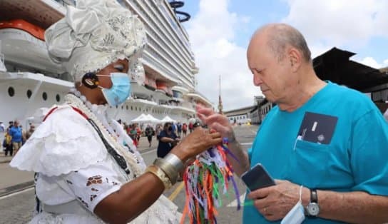 Imagem de Bahia recebe o maior navio de cruzeiro internacional do planeta