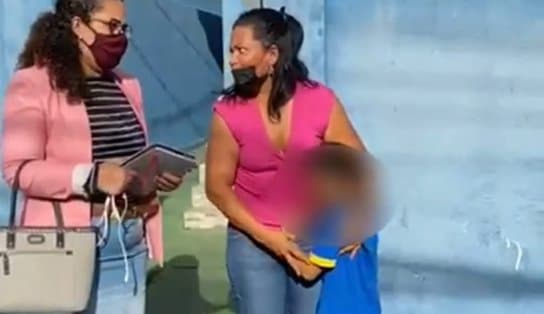 Imagem de Criança sequestrada pelo pai policial em frente à escola é devolvida para a mãe, em Salvador