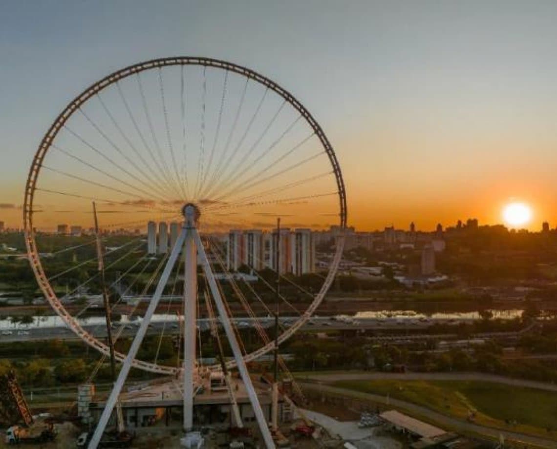 Maior roda gigante da América Latina é inaugurada em São Paulo; ingressos vão até R$ 420