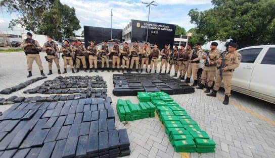 Imagem de PM apreende uma tonelada e meia de maconha em Feira de Santana