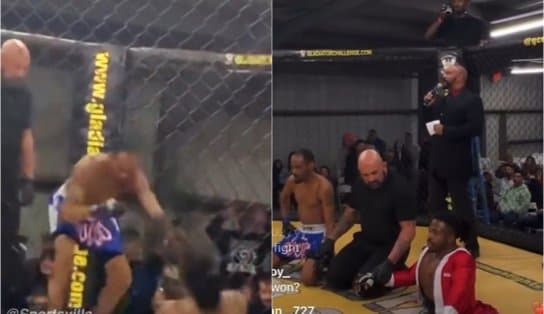 Imagem de Lutador sem pernas vence primeira luta no MMA; veja trechos