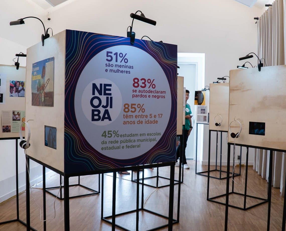 Exposição que conta a história do NEOJIBA chega a Lauro de Freitas