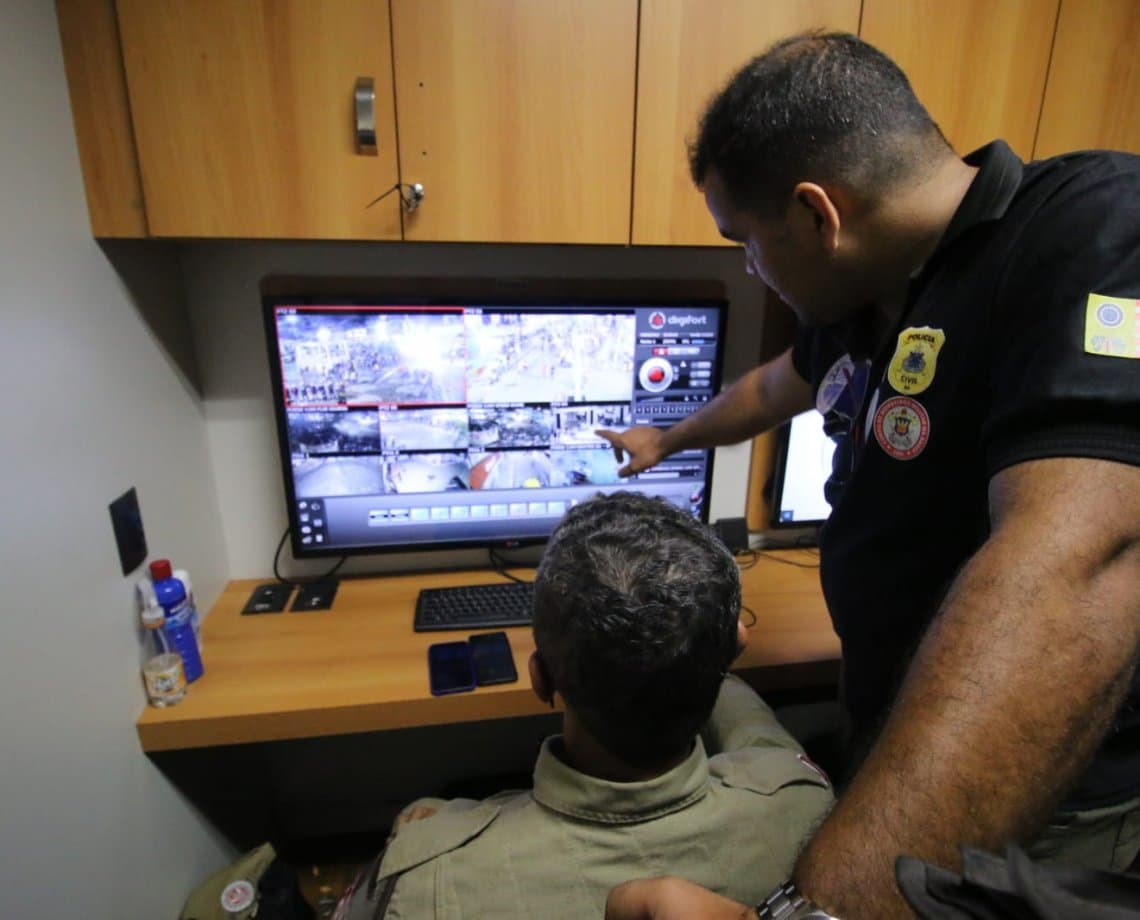 Reconhecimento Facial flagra foragido nos primeiros minutos do Festival da Virada