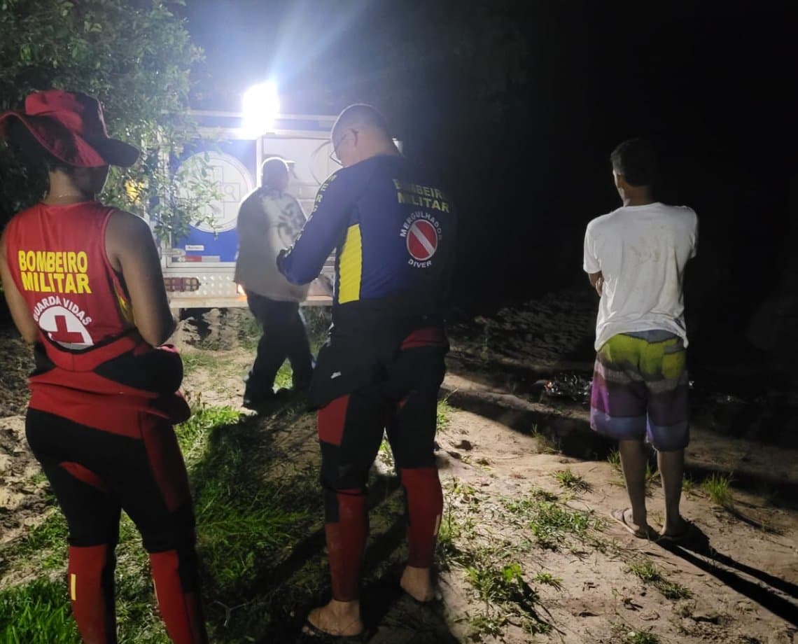 Corpo de vítima de afogamento é resgatado no rio Alcobaça