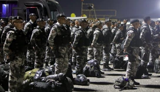 Imagem de Tropa com 70 policiais militares da Bahia é enviada para reforçar a segurança no DF