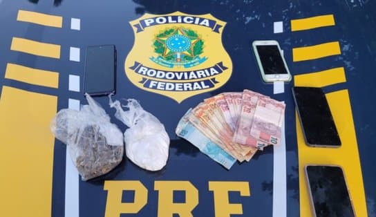 Imagem de Com drogas no porta-malas, trio é detido pela PRF no interior do estado