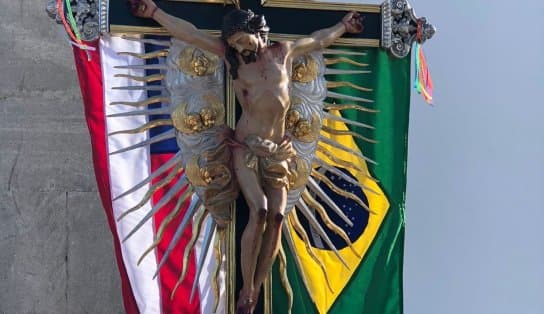 Imagem de Na véspera da Lavagem, imagem do Senhor do Bonfim segue em procissão para a Conceição da Praia