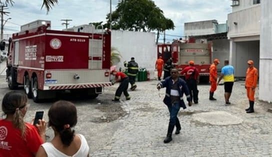 Imagem de Alojamento feminino da base do Samu é atingido por incêndio em Feira de Santana 