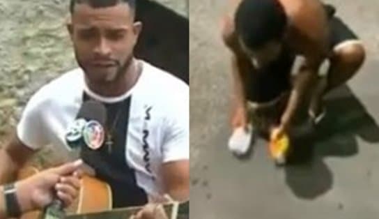 Imagem de Ex-morador de rua se reestabelece com ajuda de ídolo e volta a ser músico em Salvador 