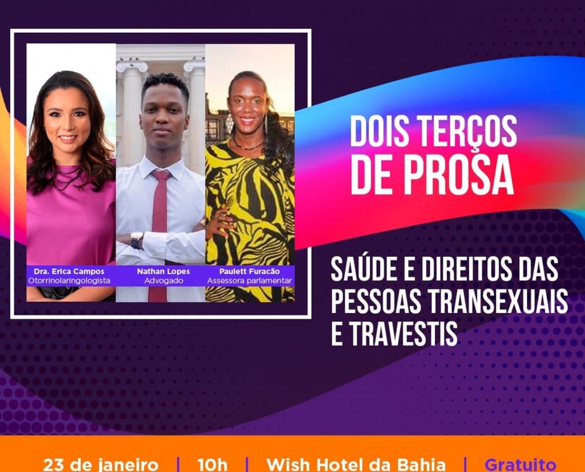 Saúde e direitos das pessoas transexuais e travestis será tema de debate em Salvador