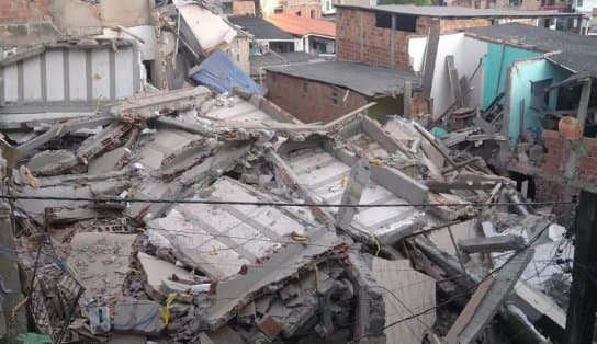 Imagem de Codesal: 11 casas foram atingidas em desabamento na Federação; moradores foram notificados 