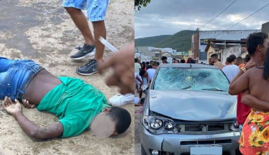 Imagem de Carro avança sobre multidão e deixa feridos em Santa Inês, o motorista foi espancado 