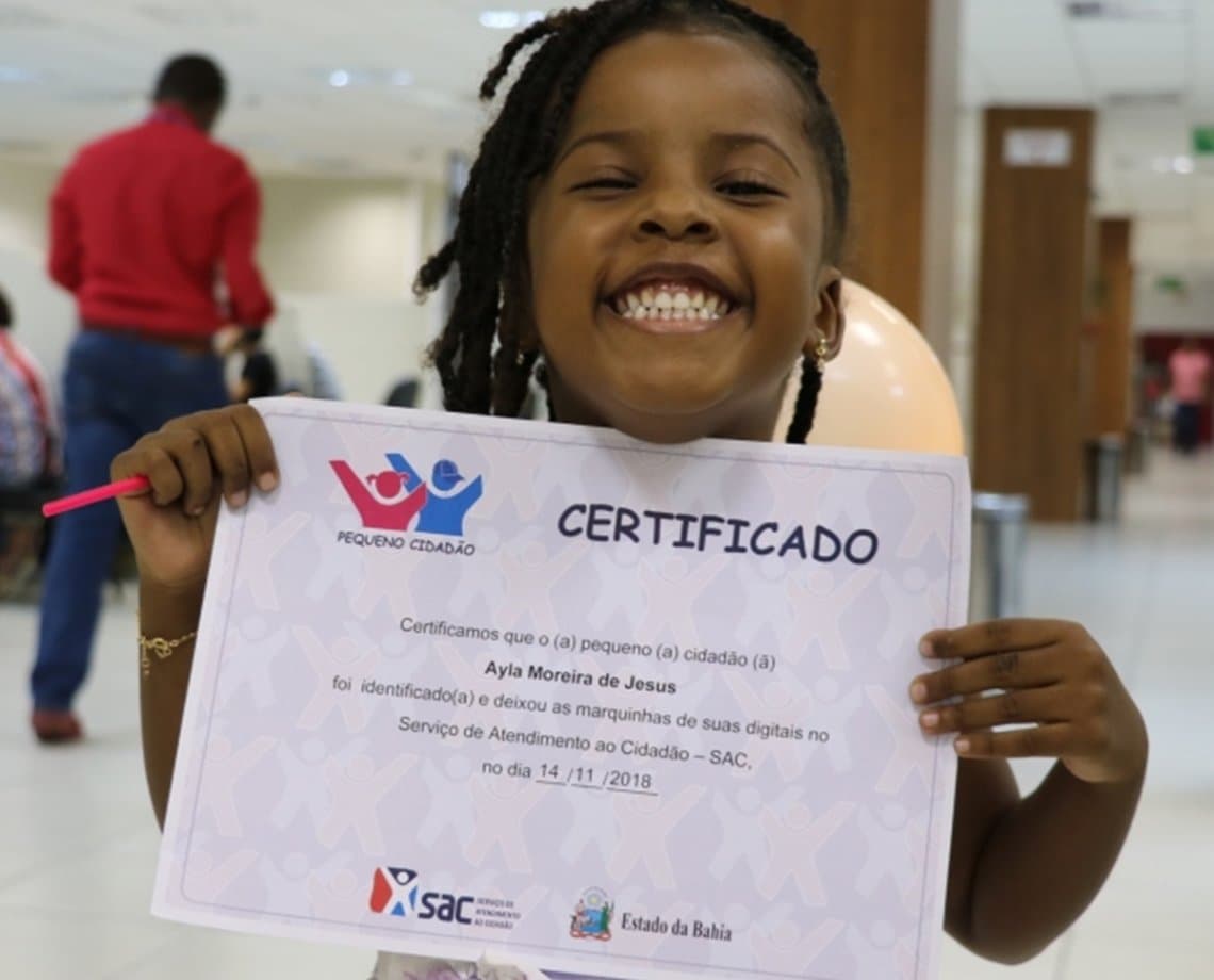 Projeto Pequeno Cidadão: SAC faz serviços dedicado a crianças e adolescentes neste sábado 