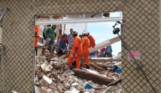 Imagem de Explosão em imóvel deixa ao menos três mortos em Tanhaçu, na Bahia; quarta vítima continua desaparecida