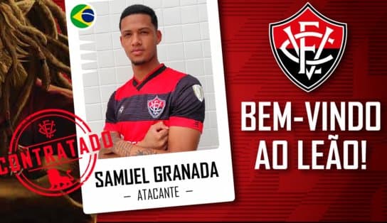 Imagem de Vitória anuncia contratação do atacante Samuel Granada, ex-Fluminense