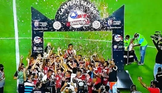 Imagem de Com um a menos, Atlético de Alagoinhas ganha 1° estadual contra Bahia de Feira; nunca houve final como essa