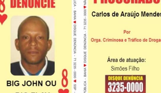 Imagem de Entre os mais procurados da Bahia, Oito de Copas do 'Baralho do Crime' morre em confronto com a polícia