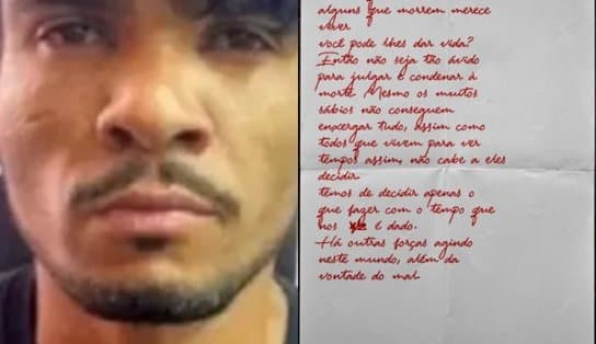 Imagem de Polícia encontra carta enigmática em um dos esconderijos de Lázaro: "Muitas pessoas merecem morrer"