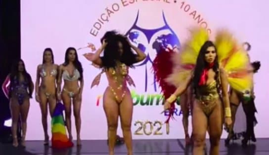 Imagem de Treta: candidata arranca faixa de vice-campeã na final do Miss Bumbum 2021 e diz que disputa foi roubada