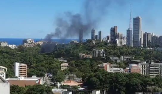 Imagem de Susto! Veículos pegam fogo dentro do campus da UFBA, em Ondina; veja vídeo