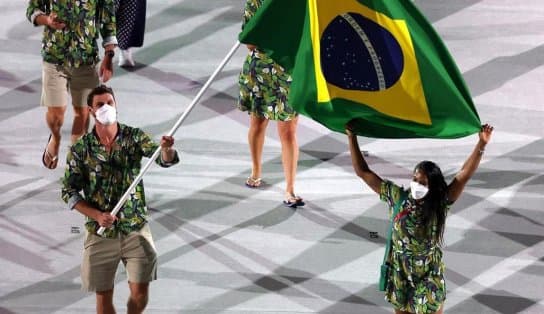 Imagem de "Distantes, mas não sozinhos": cerimônia de Abertura das Olimpíadas de Tóquio foca em 'mais um recomeço'