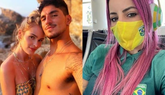 Imagem de Entenda a treta envolvendo Gabriel Medina, esposa e ex-affair; situação teve troca de indiretas no Instagram 