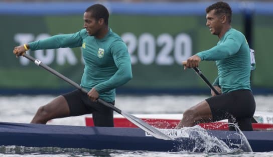 Imagem de Chance de medalha! Baianos Isaquias Queiroz e Jacky Godmann estão na final da Canoagem C2