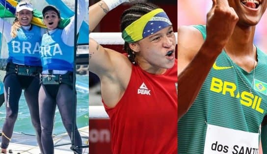 Imagem de Madrugada agitada! Brasil garante medalhas de ouro na Vela, bronze no atletismo e boxe 