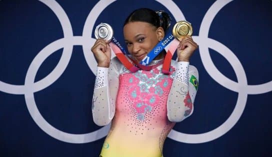 Imagem de Só dá ela! Rebeca Andrade será porta-bandeira do Brasil no encerramento das Olimpíadas