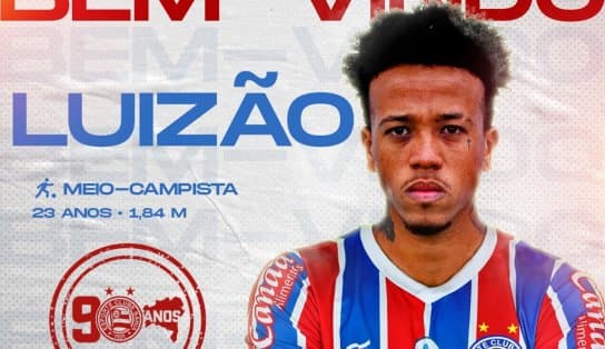 Imagem de Reforço: diretoria do Bahia anuncia volante Luizão, que estava no futebol ucraniano