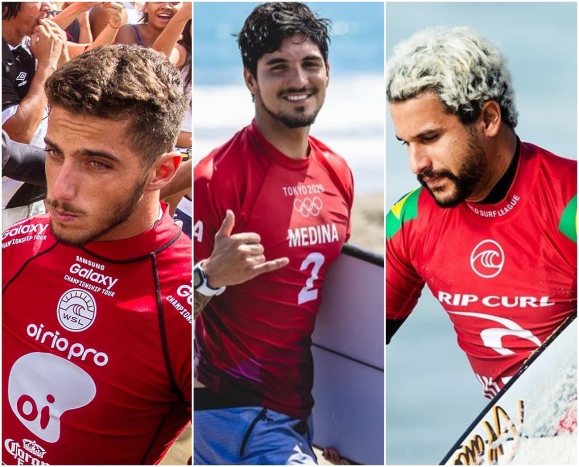 Campeão mundial de surfe será um brasileiro; decisão é nesta terça entre Filipinho, Gabriel Medina e Italo Ferreira