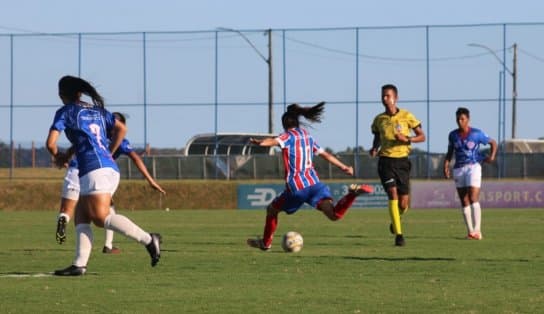 Imagem de Time feminino do Bahia empata com o Doce Mel e termina primeira fase do Campeonato Baiano na liderança