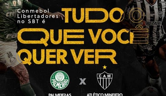 Imagem de Se ligue! TV Aratu transmite jogos entre Palmeiras e Atlético-MG pelas semifinais da Libertadores