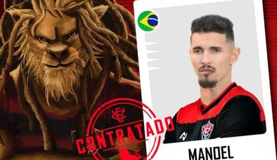 Imagem de É que o Vitória contratou e agora chamou o Manoel; confira o novo reforço do ataque rubro-negro