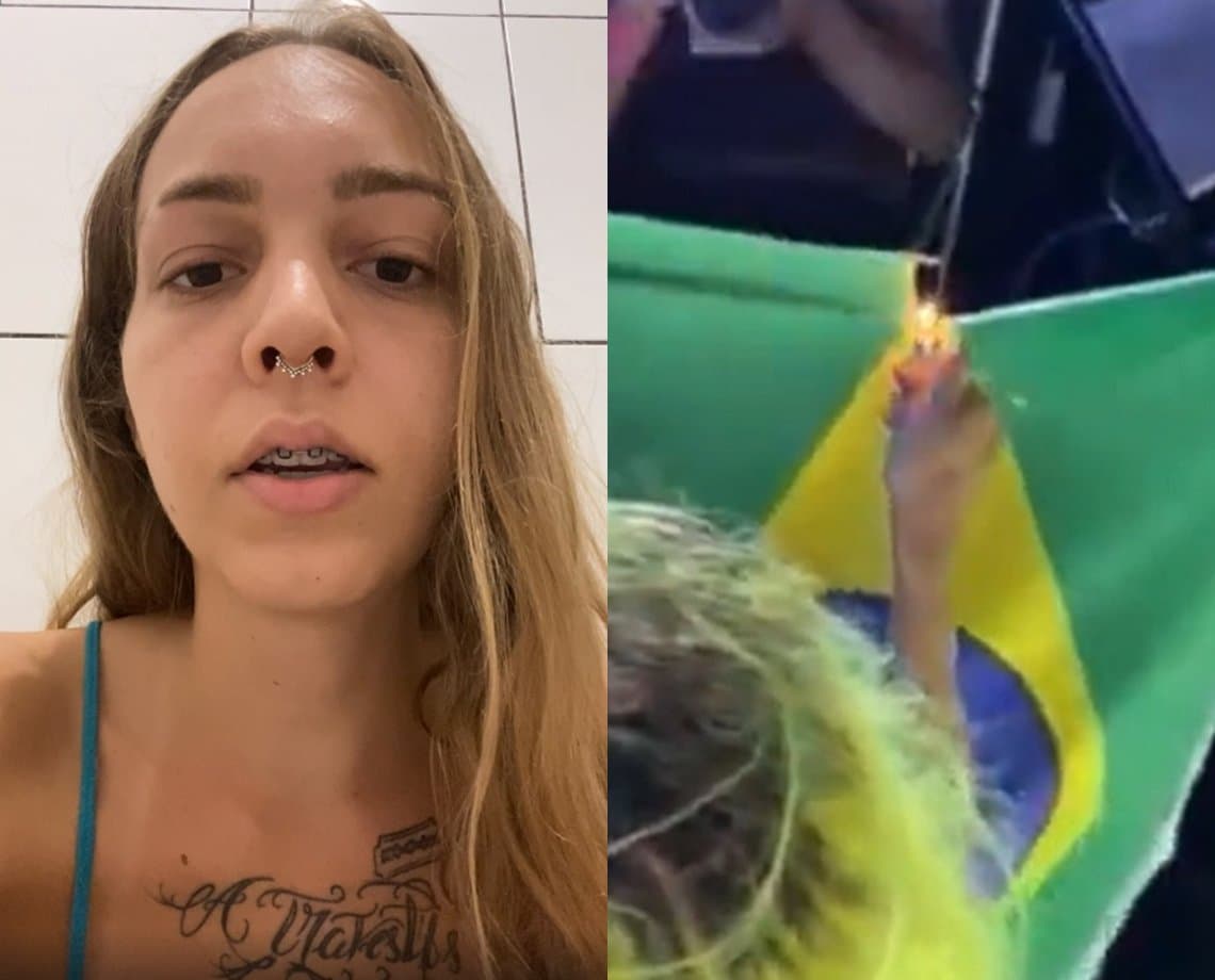 "Quando pararem de nos matar, eu paro de queimar as bandeiras", diz vocalistas de A Travestis após protesto em show