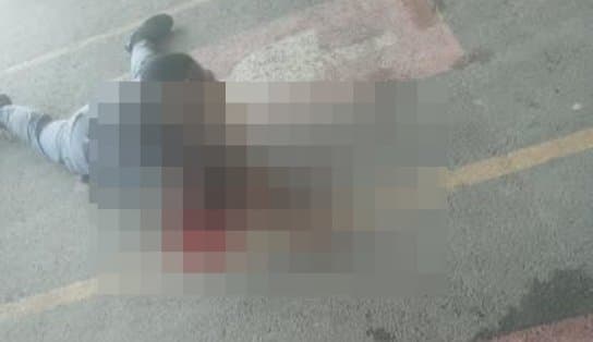 Imagem de Segurança de supermercado é baleado na cabeça durante tentativa de assalto em Fazenda Coutos; vítima foi para o hospital