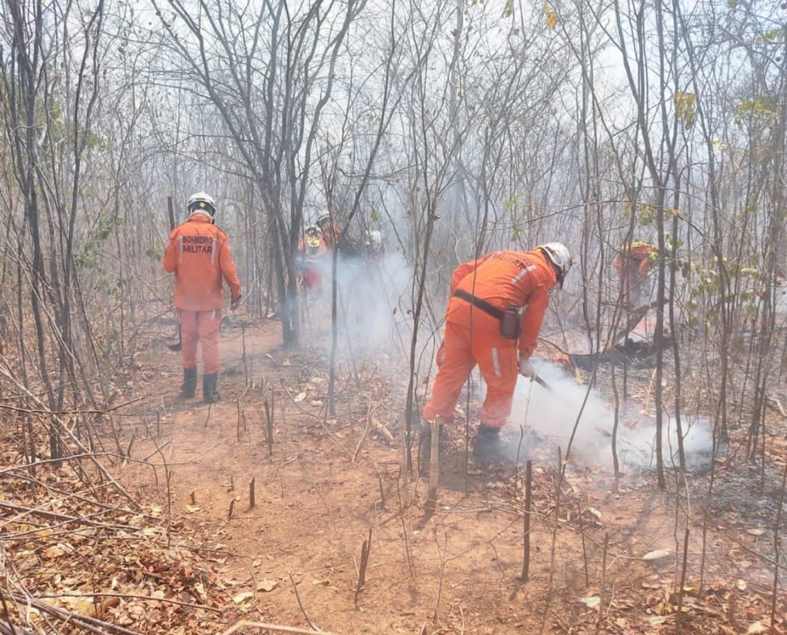 Corpo de Bombeiros mantém plano de combate aos incêndios em diversos municípios do interior da Bahia