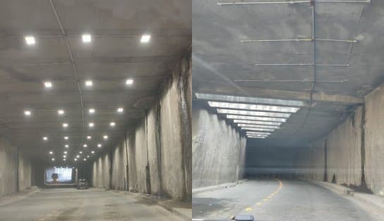 Imagem de Ih, sumiu! Vândalos furtam 225 projetores de LED do túnel da Via Expressa, em Salvador;  prejuízo é superior a R$ 500 mil