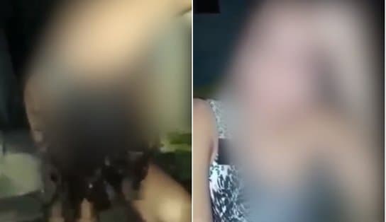 Imagem de Vídeo: namorada de traficante do BDM em Paripe é torturada por rivais e tem cabelo cortado; bandidos filmaram tudo e colocaram nas redes 