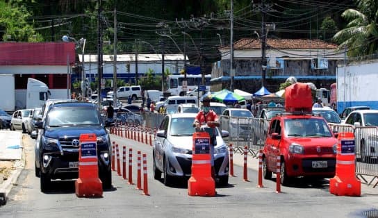 Imagem de Sistema ferry-boat ganha três faixas exclusivas para acesso de veículos; feriado contará com seis embarcações